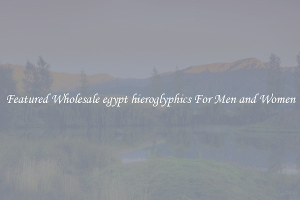 Featured Wholesale egypt hieroglyphics For Men and Women