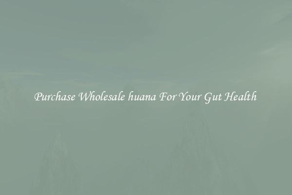 Purchase Wholesale huana For Your Gut Health 
