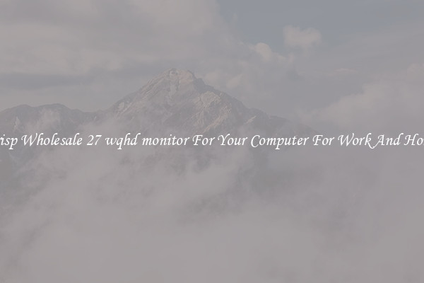 Crisp Wholesale 27 wqhd monitor For Your Computer For Work And Home