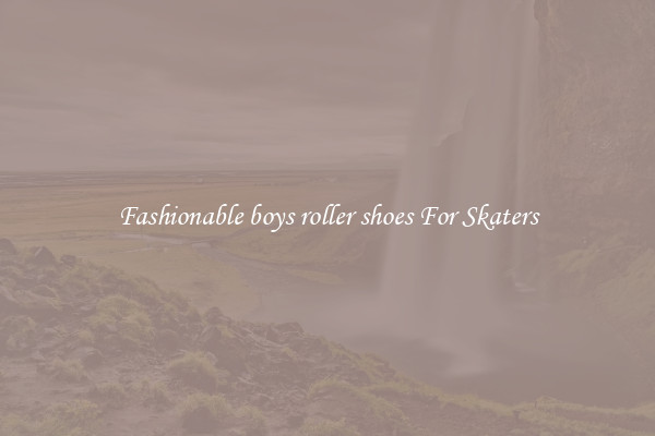 Fashionable boys roller shoes For Skaters