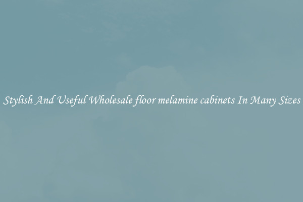 Stylish And Useful Wholesale floor melamine cabinets In Many Sizes