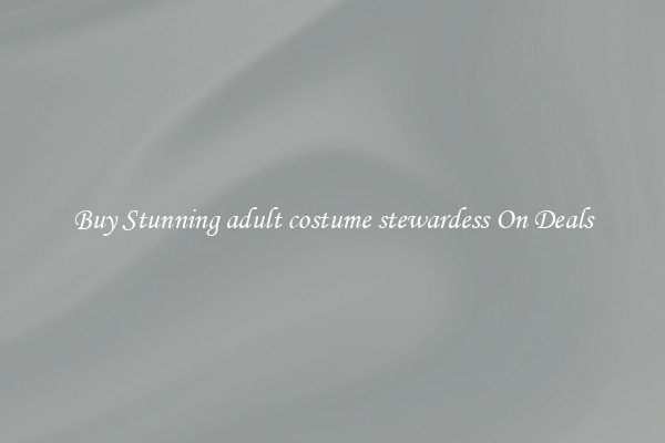 Buy Stunning adult costume stewardess On Deals