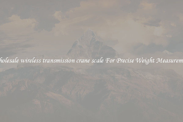 Wholesale wireless transmission crane scale For Precise Weight Measurement