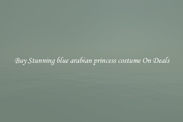 Buy Stunning blue arabian princess costume On Deals